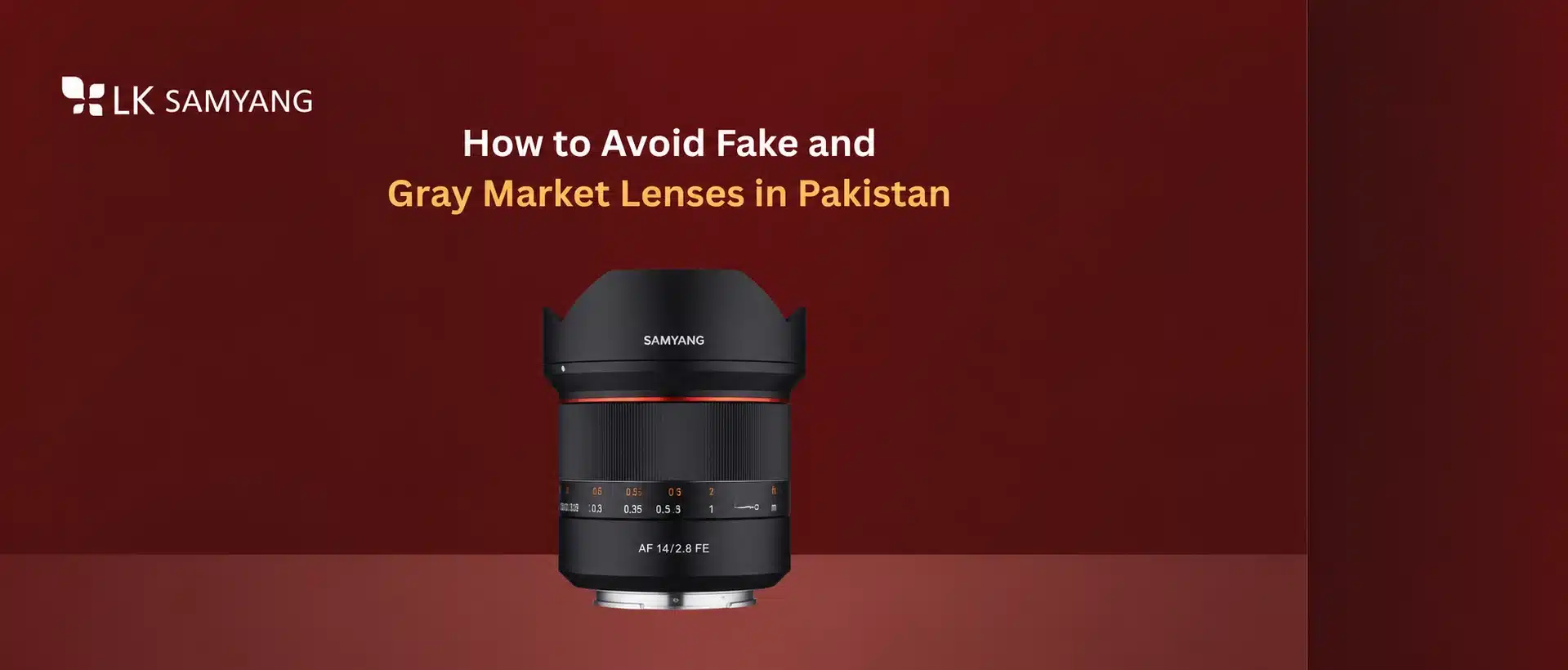 How to Avoid Fake and Gray Market Lenses in Pakistan